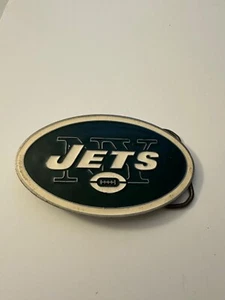 NEW YORK JETS Logo Pewter BELT BUCKLE! - Picture 1 of 3