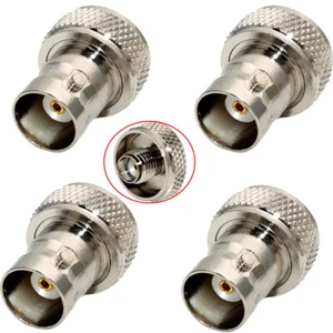 4pc SMA Female Jack To BNC Female Jack RF Coaxial Connector Adapter - Picture 1 of 5