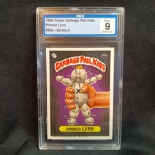 PINNED LYNN 1986 TOPPS GARBAGE PAIL KIDS #85B SERIES 3 AGS 9 MINT
