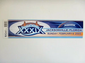 Pegatina/tira parachoques (NFL) Wincraft para Super Bowl XXXIX (Patriotas/Águilas) - Imagen 1 de 1