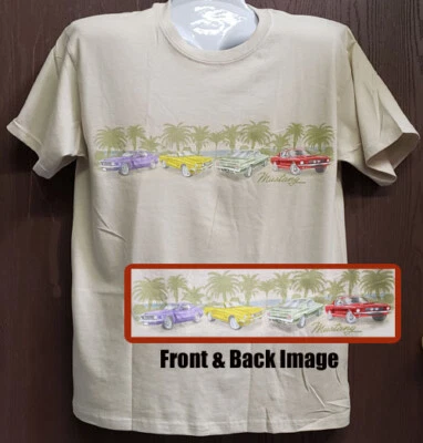 Hawaiian Classics Mustang T-Shirt Tan - Exclusive Design with FREE SHIPPING! 😎 - Image 1 of 2
