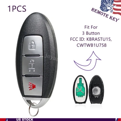 Mando a distancia de reemplazo para Nissan Murano 2003 2004 2005 2006 2007 Foto 1 de 4