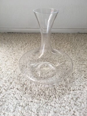 WMF Germany Hand Blown Glass Red Wine Decanter 9 1/2" Tall - Image 1 of 4
