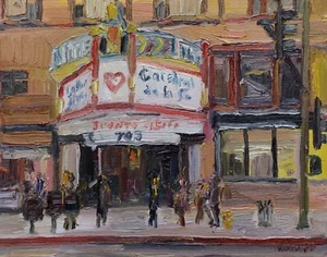 7th & Broadway #3 Plein Air Impressionism Landscape John Kilduff 8" x 10" - Picture 1 of 4