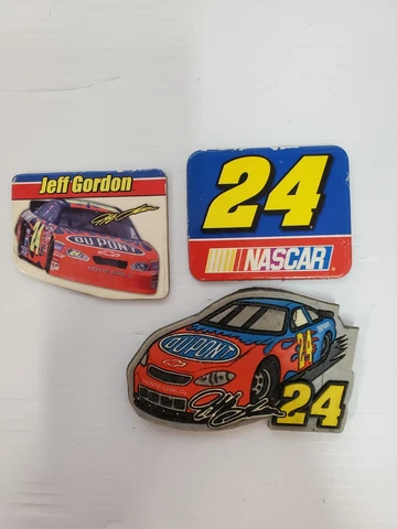 Nascar Jeff Gordon Magnets  lot of 3 - 2-3" magnets vtg nascar Cover