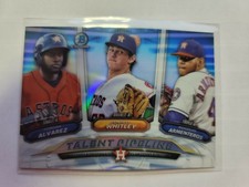 2018 Bowman Chrome Talent Pipeline Yordan Alvarez Forrest Whitley Astros TP-HOU