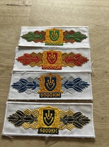 Vtg  1970s-80s IVV 4 Patch Lot (Germany Hiking Walk Volkssport. - Picture 1 of 7