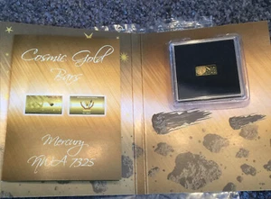 Congo 2019, Mercury Meteorite, CD de 100 francos, ¡oro! NWA 7325, Goldcoin, Cosmic - Imagen 1 de 6