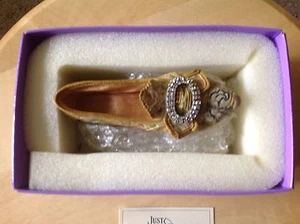Miniature Shoes. Raine's Just The Right Shoe. Afternoon Tea. In box, W/ papers - Picture 1 of 12