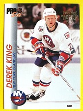 2020-21 Leaf Pro Set Memories '92-93 Buyback #110 Derek King #5/5