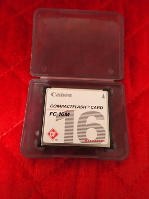 Canon Genuine 16MB FC-16M MEGABYTE CF Compact Flash Camera Memory Card - Image 1 of 4