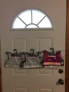 BRAND NEW LOT OF 6 GIRL'S SIZE SMALL ATHLETIC WORKS SPORTS BRAS BAND SIZE 30 - Picture 1 of 12