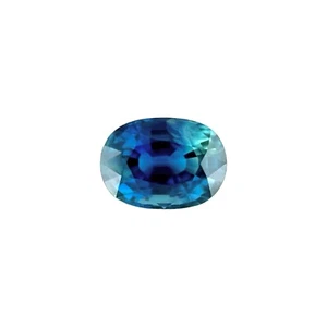 NATURAL 1.35ct Deep Blue Sapphire Oval Cut RARE 7x5.2mm Loose Gemstone VS - Picture 1 of 5