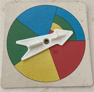 Vintage 1987 Crackers In My Bed Board Game Replacement Piece Parts SPINNER Only - Image 1 of 3
