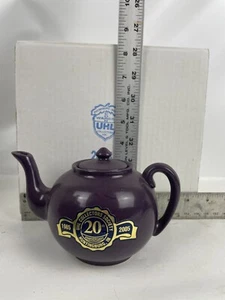 Vintage 2005 Uhl Collectors Society 20th Anniversary Purple Teapot Commemorative - Picture 1 of 7
