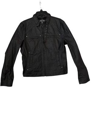 Blanc Noir Premier Brand Black Zip Up Jacket Women's Size XL - Image 1 of 3