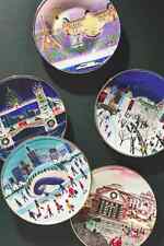 New Anthropologie Holiday in the City Dessert Plate- NYC, London, Rome, or Paris