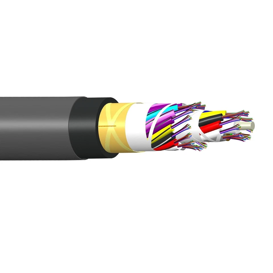 100' 8107971/DB 12 Fiber Riser Rated Singlemode Gel-Free Fiber Optic Cable - Image 1 of 1