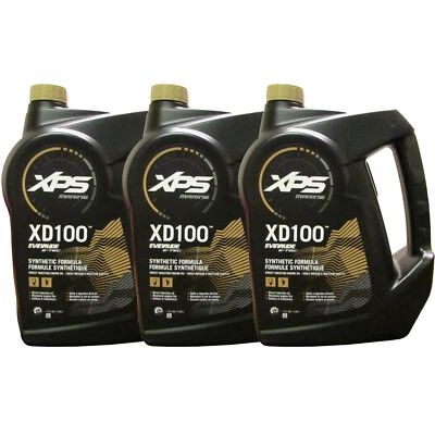 Johnson Evinrude/OMC XPS Marine XD100 Oil Gallon 3 Pack 779711, 0779711, 0764357 - Image 1 of 4