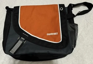 Gymboree Messenger Bag Black & Orange - Bottle Holder - NWOT - Picture 1 of 9