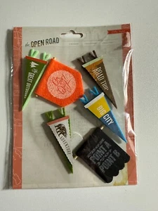 Crate Paper The Open Road Banners-6 Pieces - Picture 1 of 2