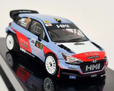 Ixo 1/43 Hyundai NG i20 WRC 11 2nd Monza Rally 2017 Mikkelsen Neuville Model Car — 第 1/4 张图片