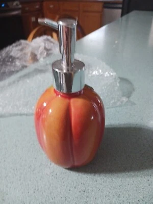 Dispensador de sabão de cerâmica para abóbora - Imagem 1 de 3