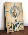 Mountain Bicycle Not All Those Who Wander Are Lost Mountain Bike Canvas