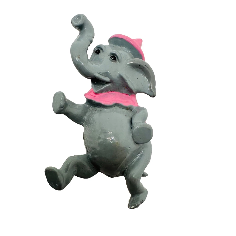 Broche prendedor elefante esmaltado vintage color gris Garry’s Creations Foto 1 de 4
