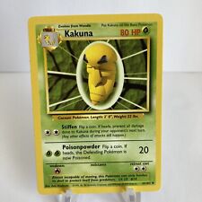 Pokémon TCG Kakuna Base Set 33/102 Regular Unlimited Uncommon- Lightly Played