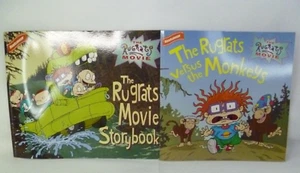 Lot of 2 Paperback Rugrats books-Versus The Monsters/Movie Storybook - Picture 1 of 2