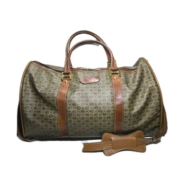 Vintage Hartmann Wings Diamond Jacquard Weekender Travel Duffel Bag 20” w/strap - Image 1 of 4