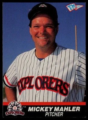 1989-90 T&M Senior League #70 Mickey Mahler Bradenton Explorers - Image 1 of 2