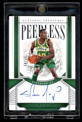 2023-24 Panini National Treasures Shawn Kemp Peerless Signatures Auto /49 HOF - image 1 of 2