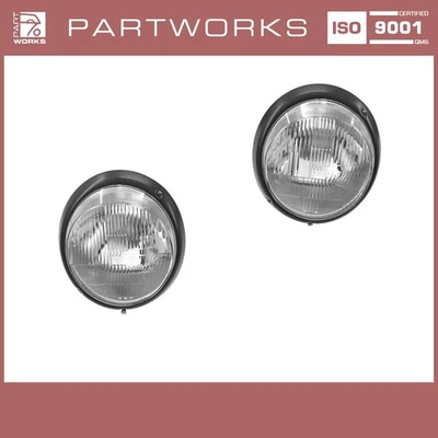 Faro para PORSCHE 911 F/G SC 930 964 NEGRO L+R Foto 1 de 4