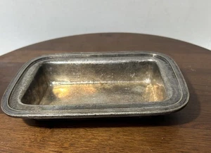 1929 Vintage Reed & Barton Silber gelötet 5,5 x 8 rechteckige Schale The Willard Hotel - Bild 1 von 8