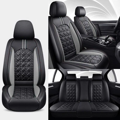 For Chevrolet Silverado GMC 1500 2500 3500HD Leather Car Seats Cover Protector Foto 1 de 4