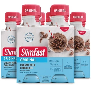 SlimFast Meal Replacement Shake Protein Shakes Ready to Drink Creamy Milk Cho... - Picture 1 of 6