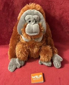 NEU PLÜSCHTIER WILD REPUBLIC MÄNNLICH ORANG-UTAN KUSCHELTIER TEDDY SAMMLERSTÜCK - Bild 1 von 11
