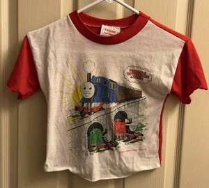 Vtg Thomas The Tank Engine Shirt Youth Size 6 Short Sleeve T Shirt 1991 USA - Picture 1 of 4