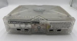 Microsoft Xbox Crystal Limited Edition - Console Only - PARTS - AS IS - Picture 1 of 19