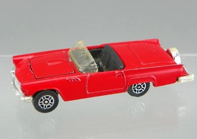 Ford Thunderbird 1957 Corgi Juniors 96 Vegas Diecast 1980 vintage escala 1/64 rojo Foto 1 de 4