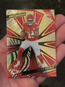 2025 Panini Revolution Jalen Royals Rookie Card Gold Levels /10! SSP! Chiefs - Picture 1 of 2