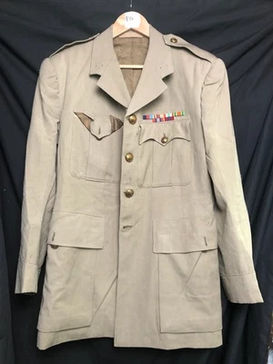 Original WW2 British Army Signal Corps Officers Dress Jacket - 44" Chest - Image 1 of 4