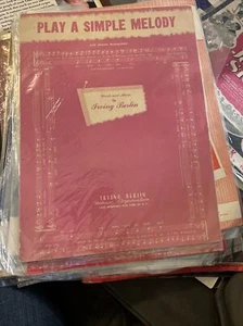 Vintage Noten Play A Simple Melody 1942 Irving Berlin - Bild 1 von 2