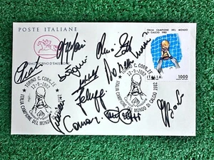 BUSTA DA LETTERA ITALIA WORLD CUP 1982 AUTOGRAFATA DALLA ROSA MATCH WORN MAGLIA - Imagen 1 de 2