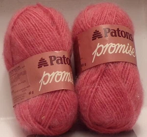 Patons Promise; Rose; Acryl, Nylon; Vintage Made in Canada; 2 Stück. - Bild 1 von 2