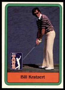 1981 DONRUSS GOLF PGA TOUR BILL KRATZERT RC #12 - Bild 1 von 2
