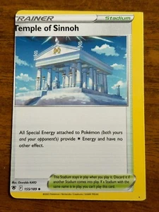 Templo de Sinnoh - Resplandor Astral - Juego de Cartas Coleccionables Pokémon - Corte - 155/189 - Imagen 1 de 2