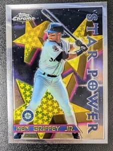 1996 Topps Chrome Star Power - Ken Griffey Jr - #90 - Fast Shipping - Picture 1 of 2